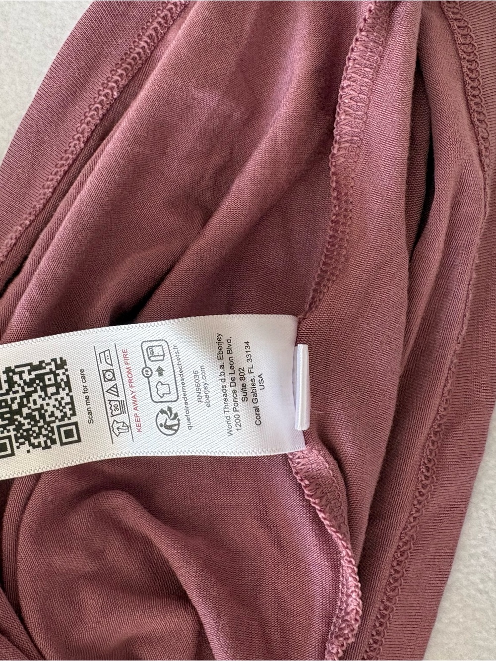 Eberjey Frida Camisole & Shorts Pajama Set — Mauve - Picture 11 of 13